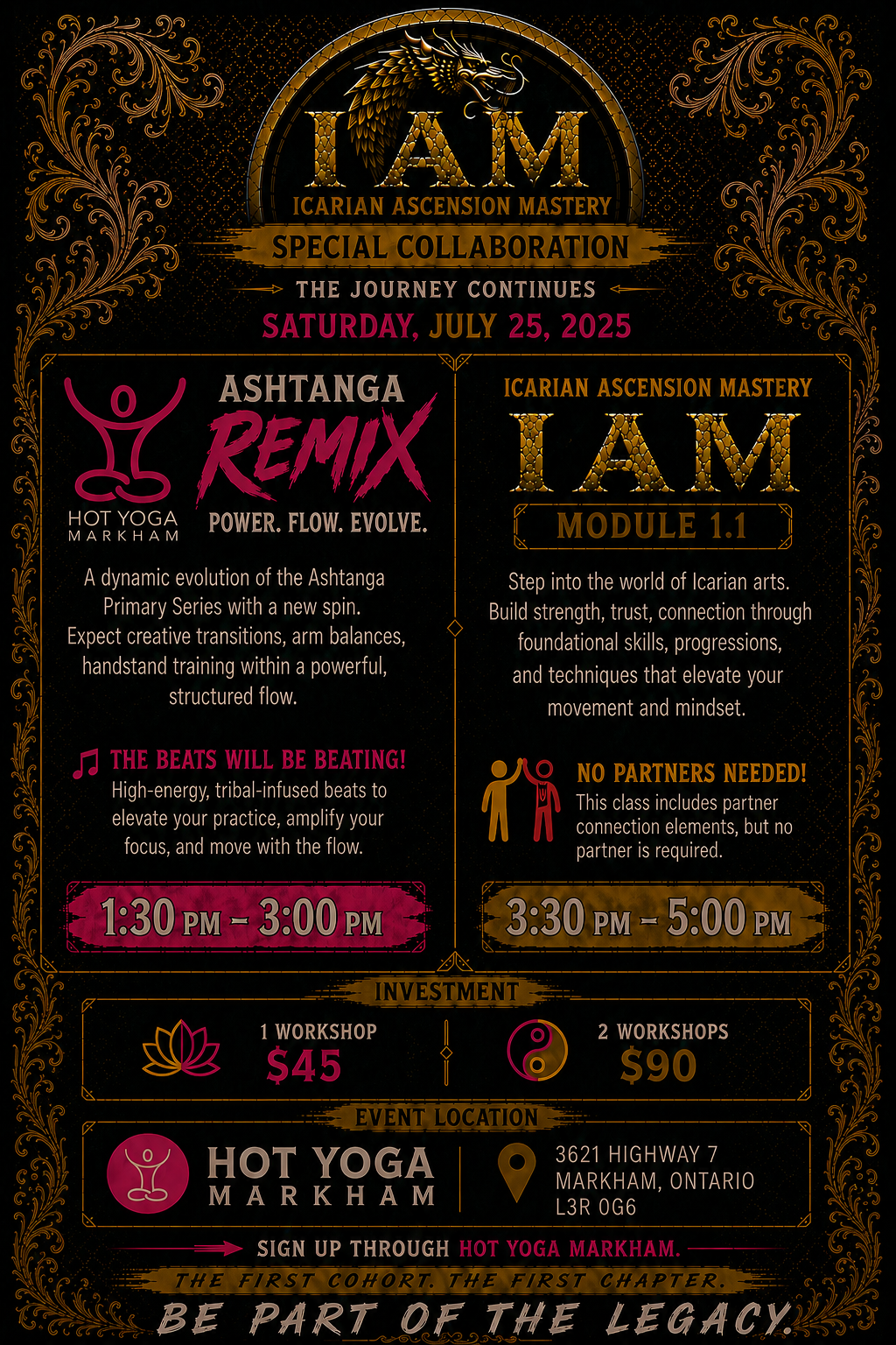 IAM + HYM Ashtanga + Acro