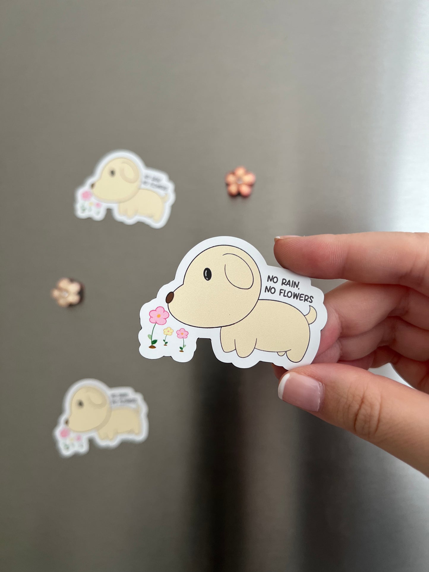 No Rain No Flowers | Magnet