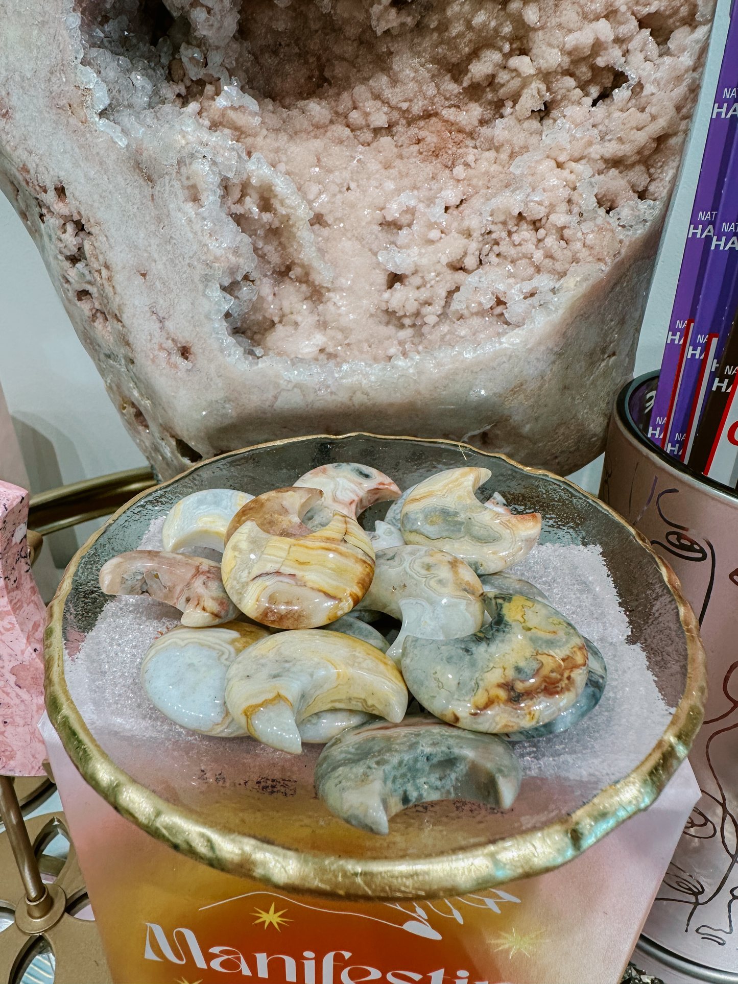 Crazy Lace Agate | Mini Moons