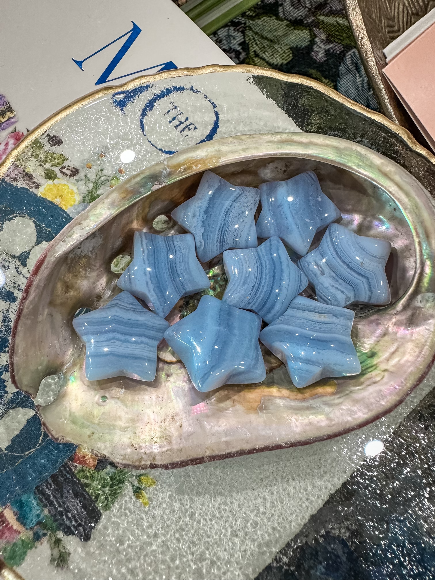 Blue Lace Agate | Stars