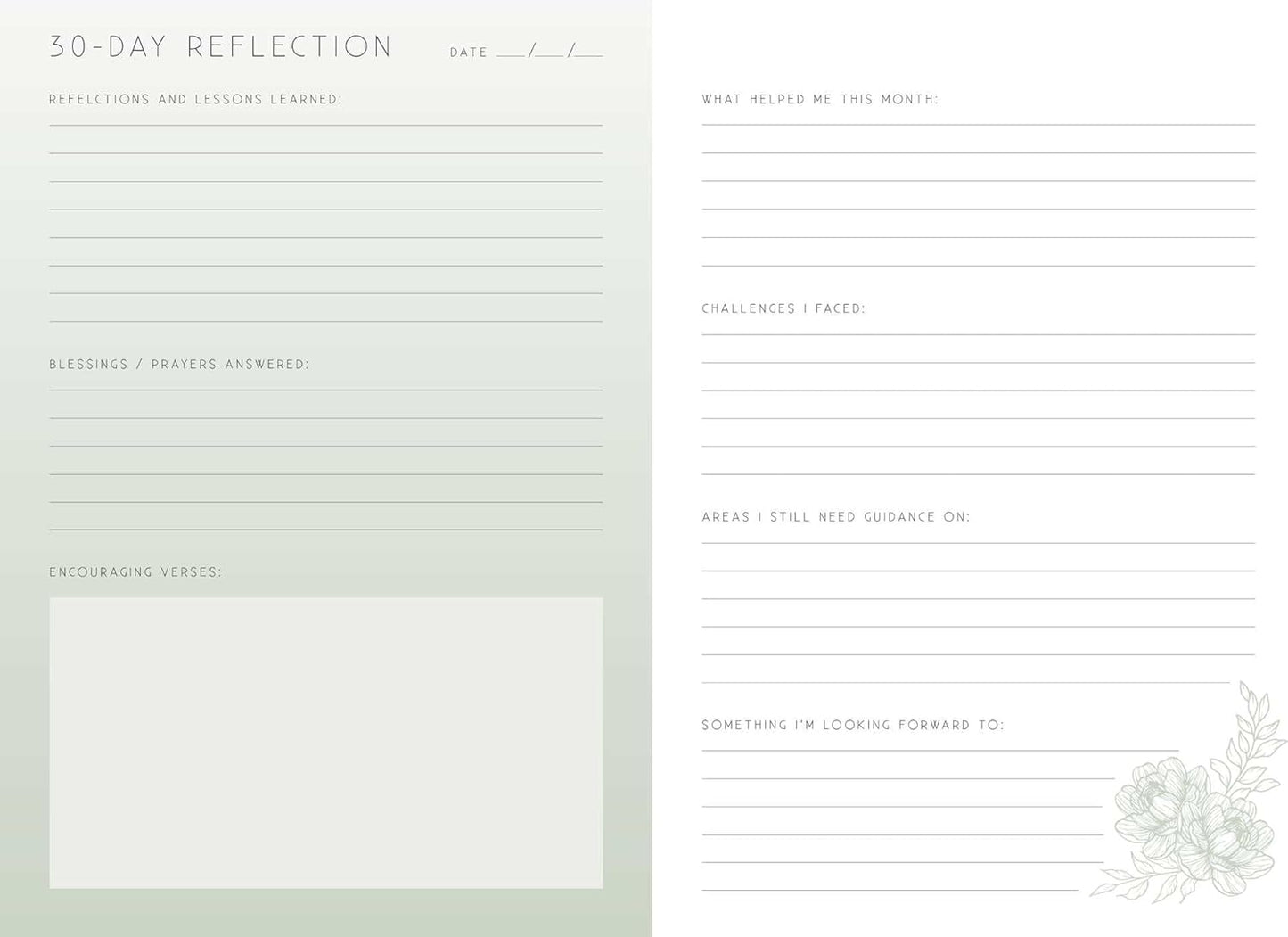 Prayer | A Daily Reflection Journal