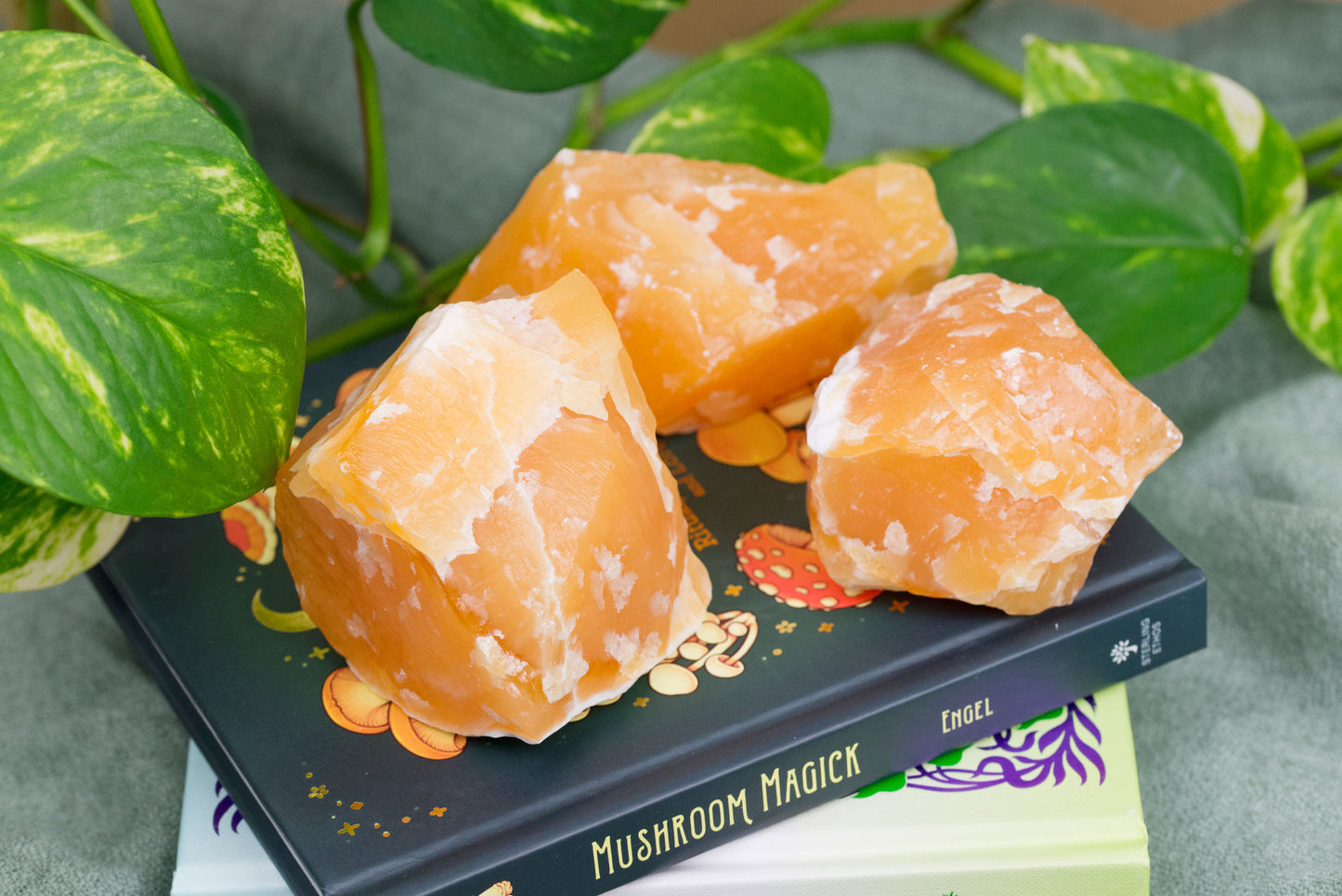 Orange Calcite | Raw