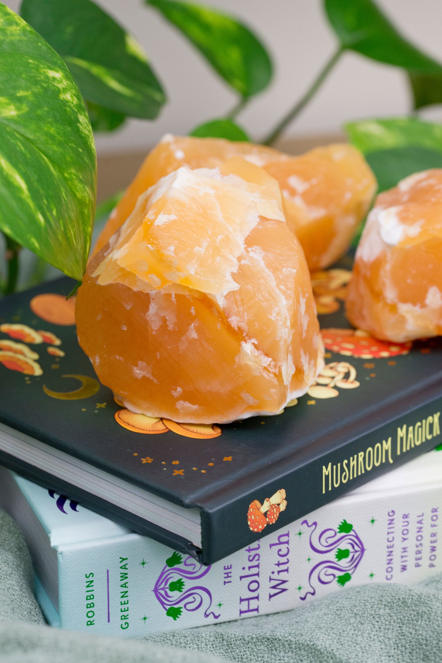 Orange Calcite | Raw