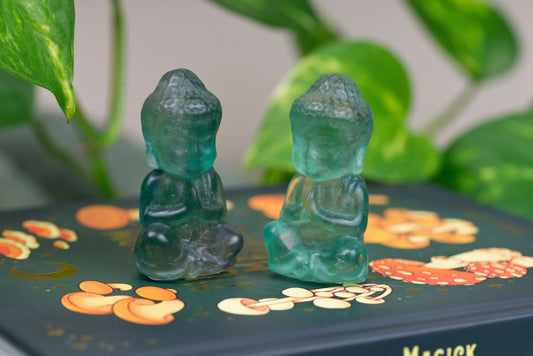 Rainbow Fluorite | Mini Buddha