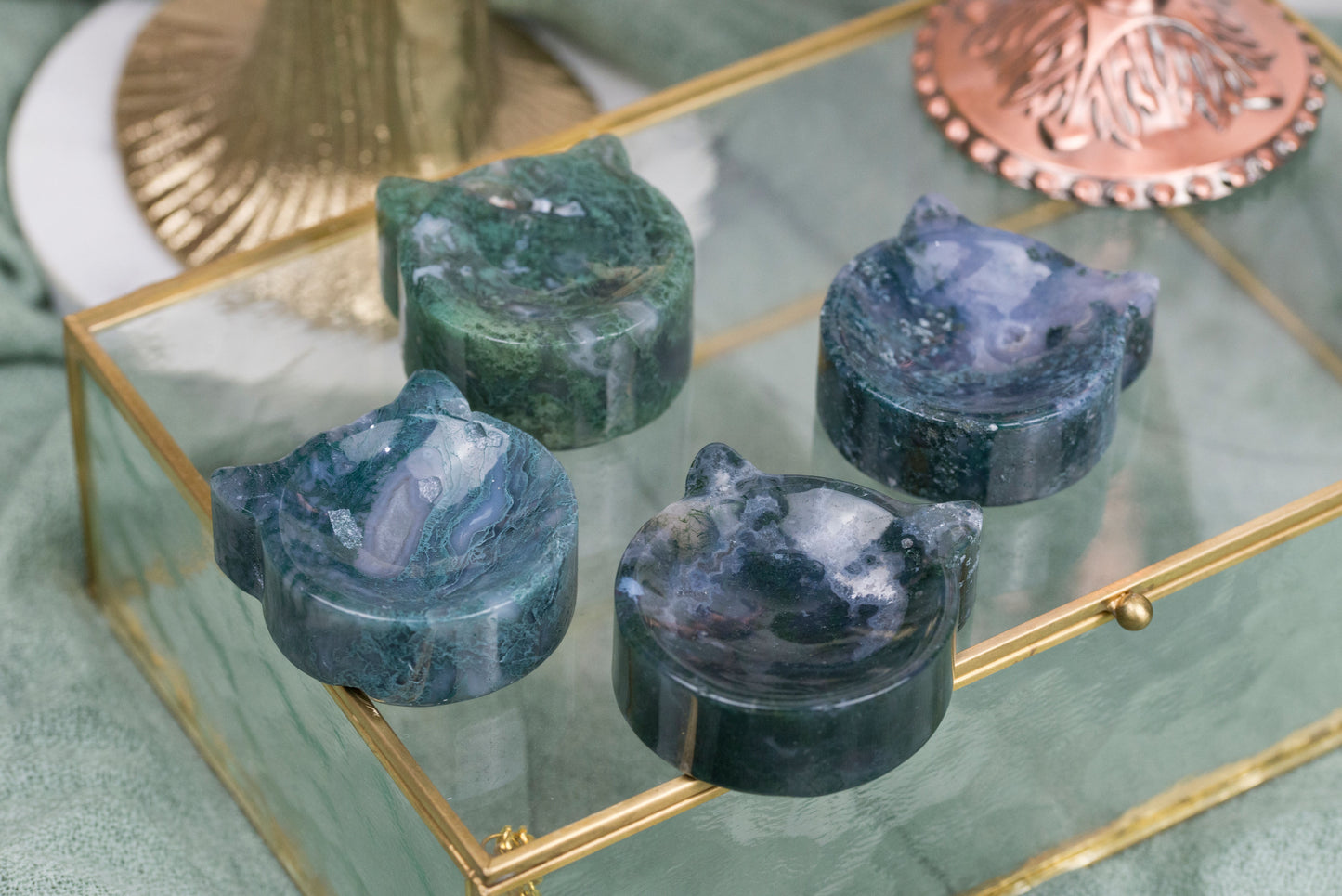 Moss Agate | Cat Dish