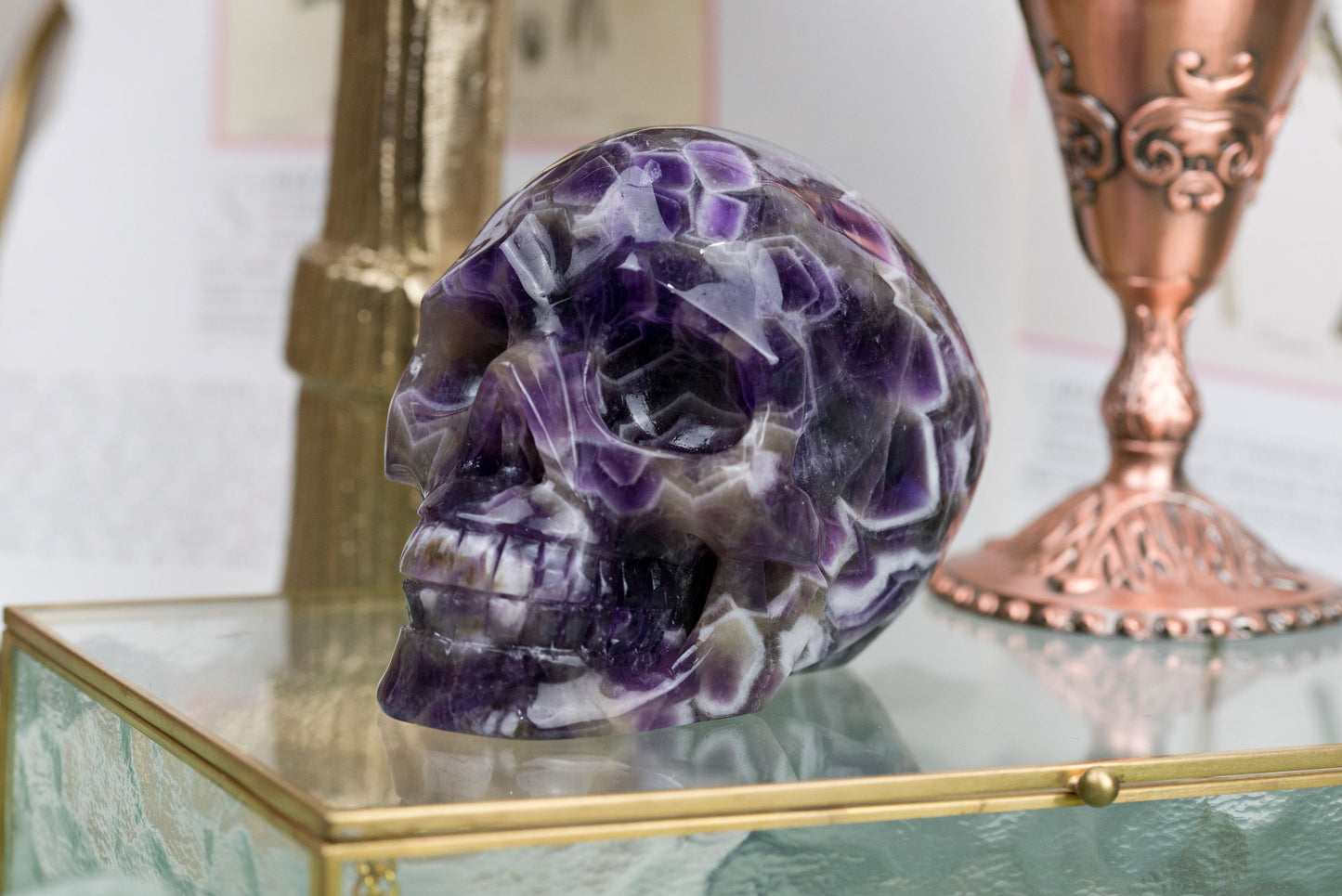 Dream Amethyst | XL Skull