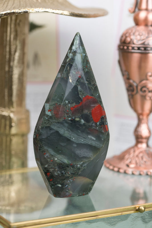 Bloodstone Jasper | Flames