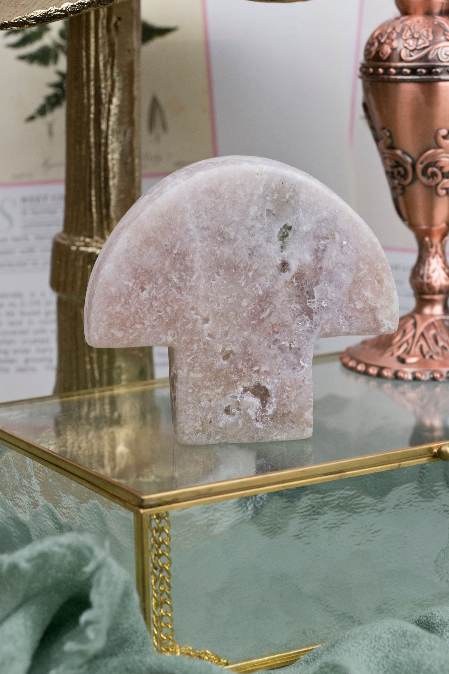 Pink Amethyst | Mushrooms