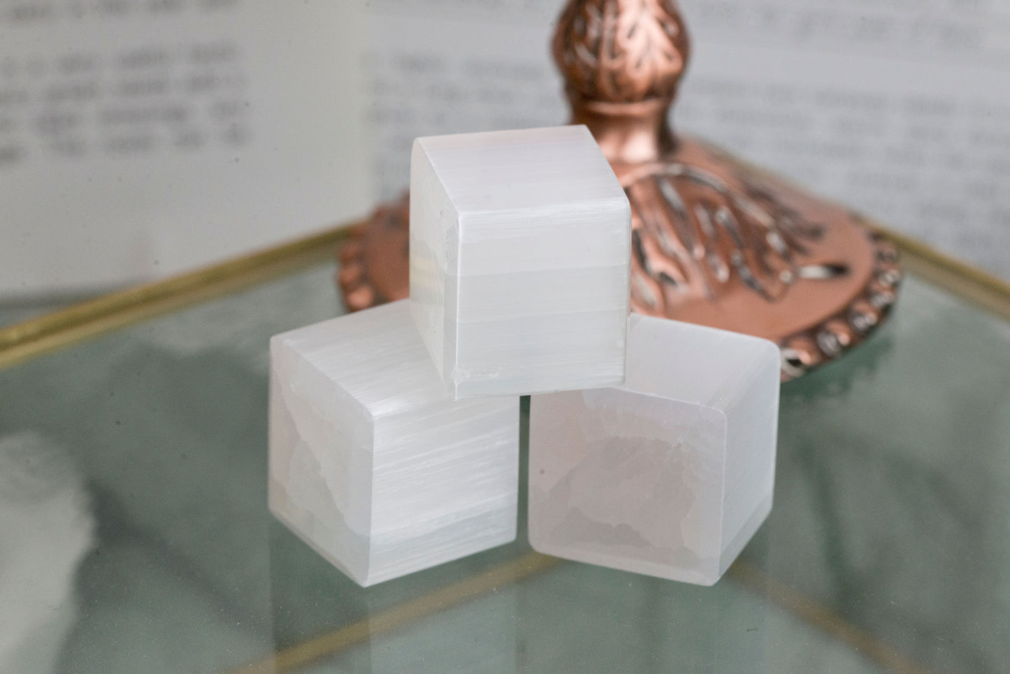 Satin-Spar Selenite | Cubes