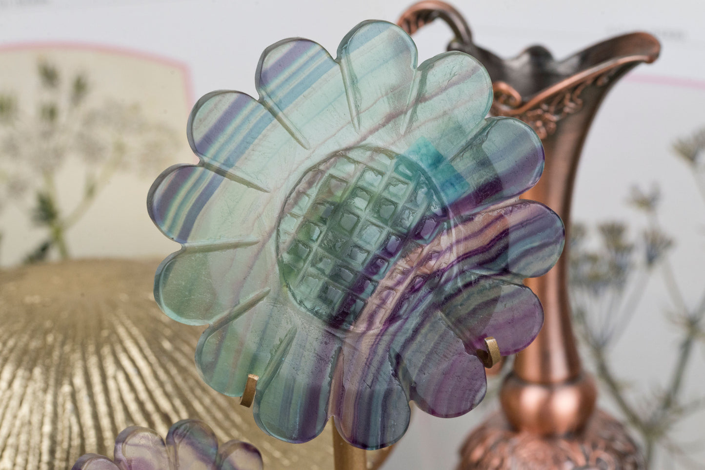 Rainbow Fluorite | Triple Flower