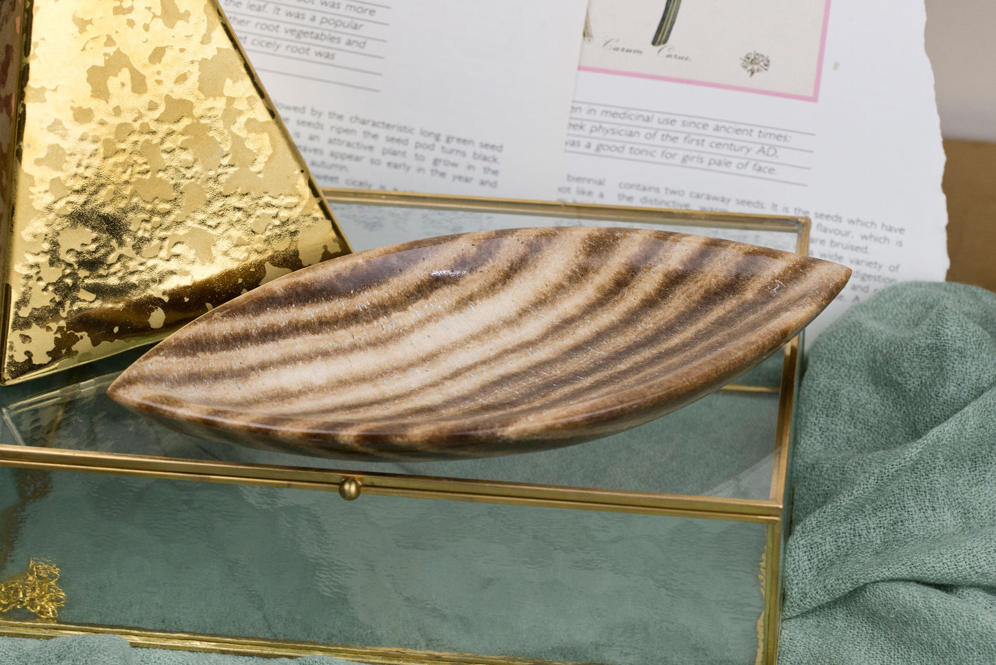 Chocolate Calcite | Trinket Dish