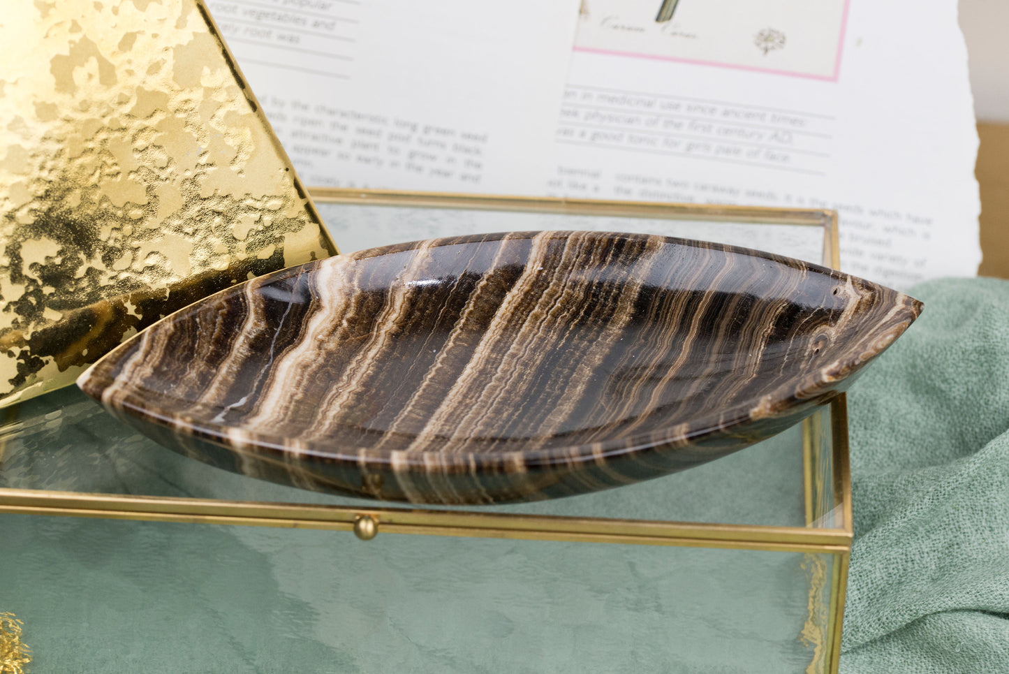 Chocolate Calcite | Trinket Dish