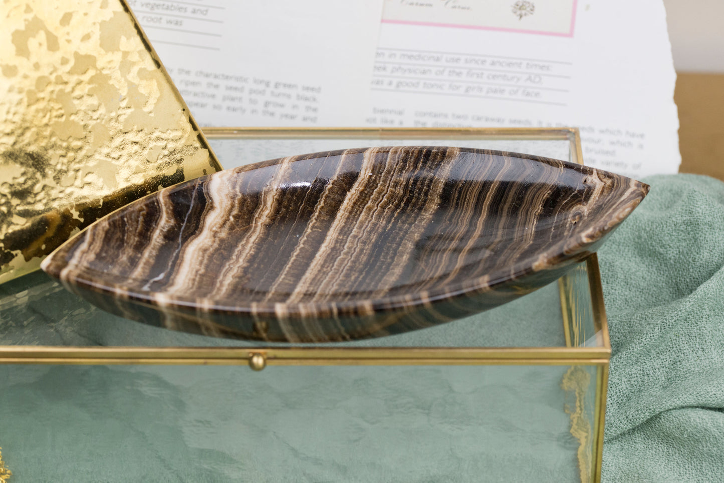 Chocolate Calcite | Trinket Dish
