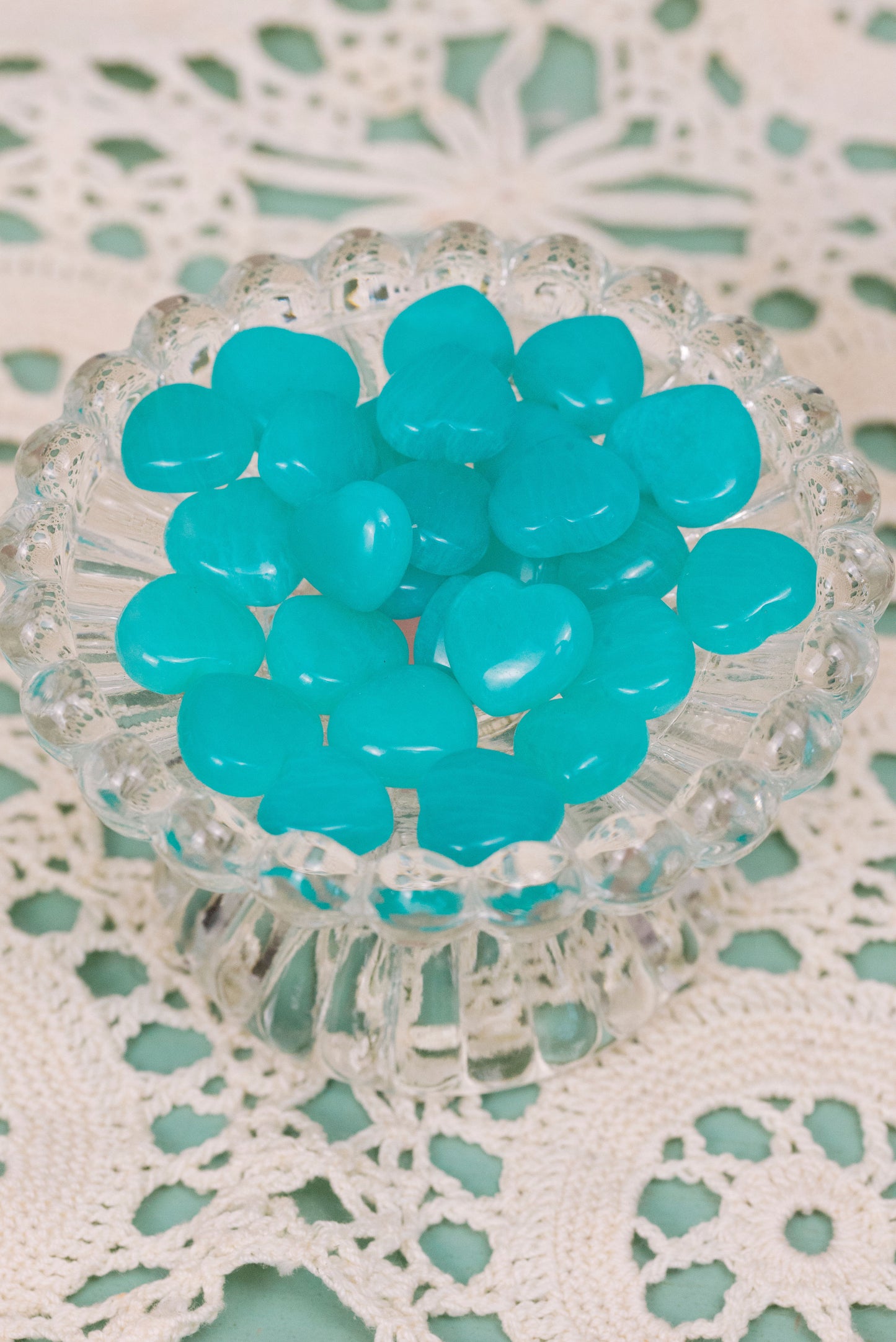 Amazonite Mini Hearts