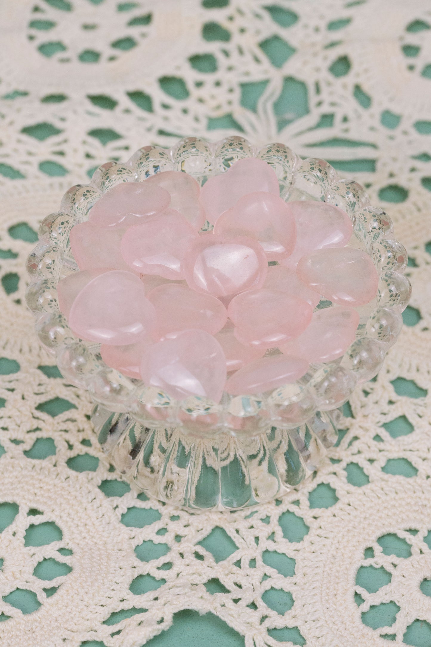 Rose Quartz | Mini Hearts