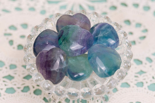 Rainbow Fluorite | Hearts