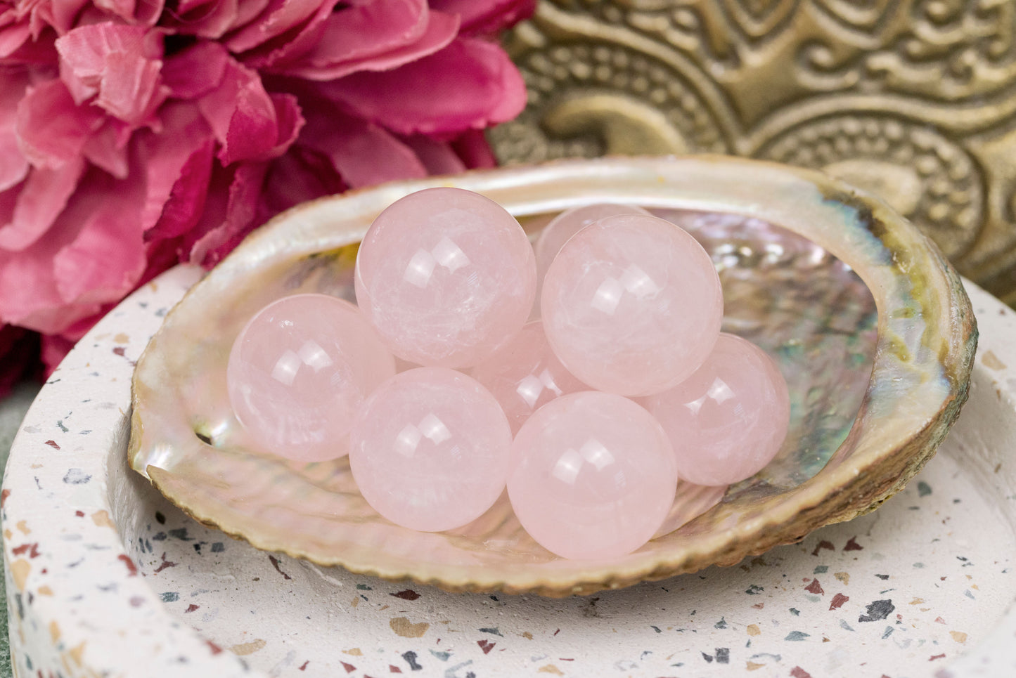 Rose Quartz | Mini Spheres