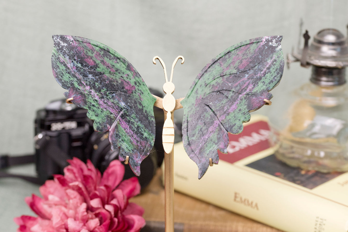 Ruby in Zoisite | Butterfly