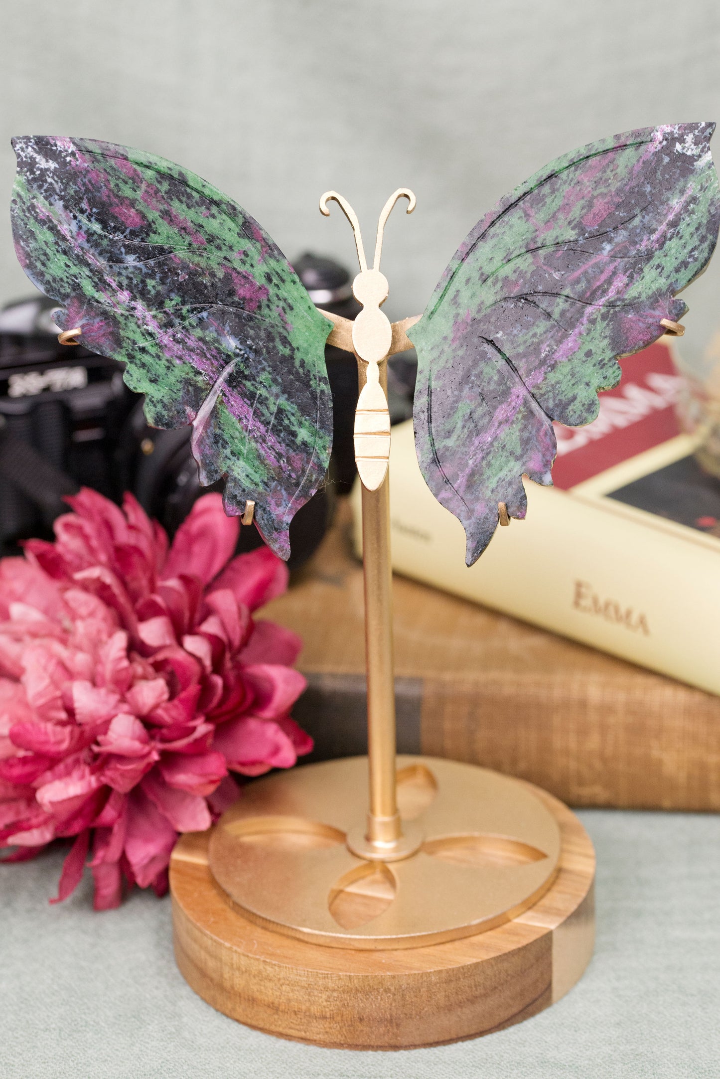 Ruby in Zoisite | Butterfly
