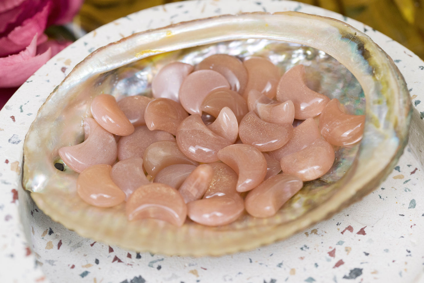 Peach Moonstone | Mini Moons