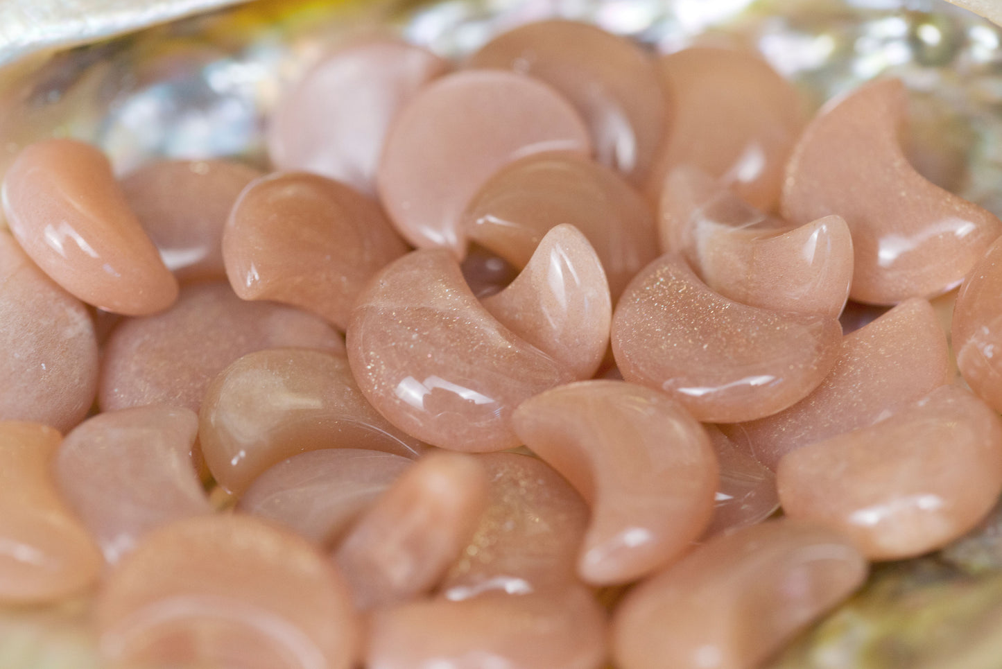 Peach Moonstone | Mini Moons