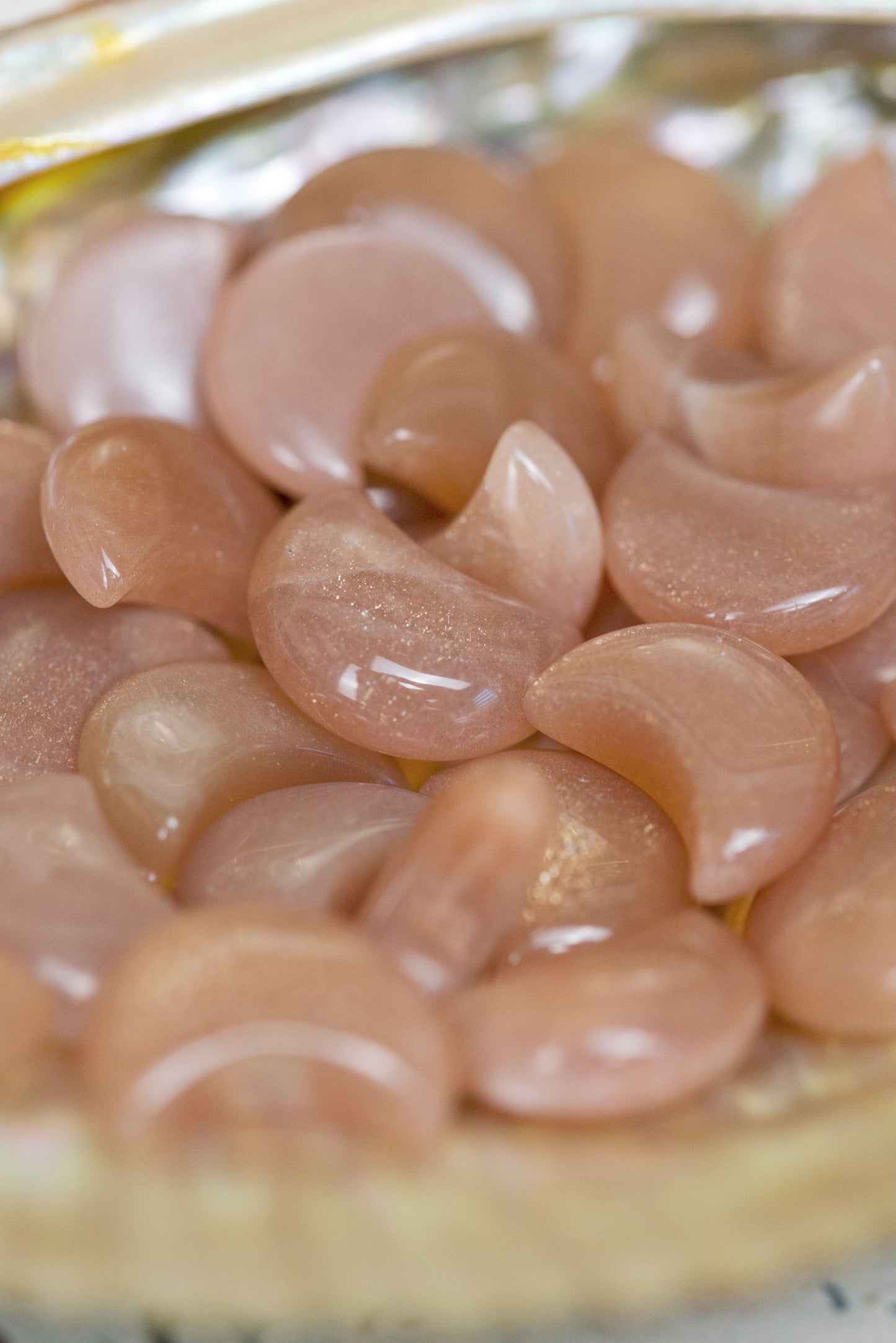 Peach Moonstone | Mini Moons