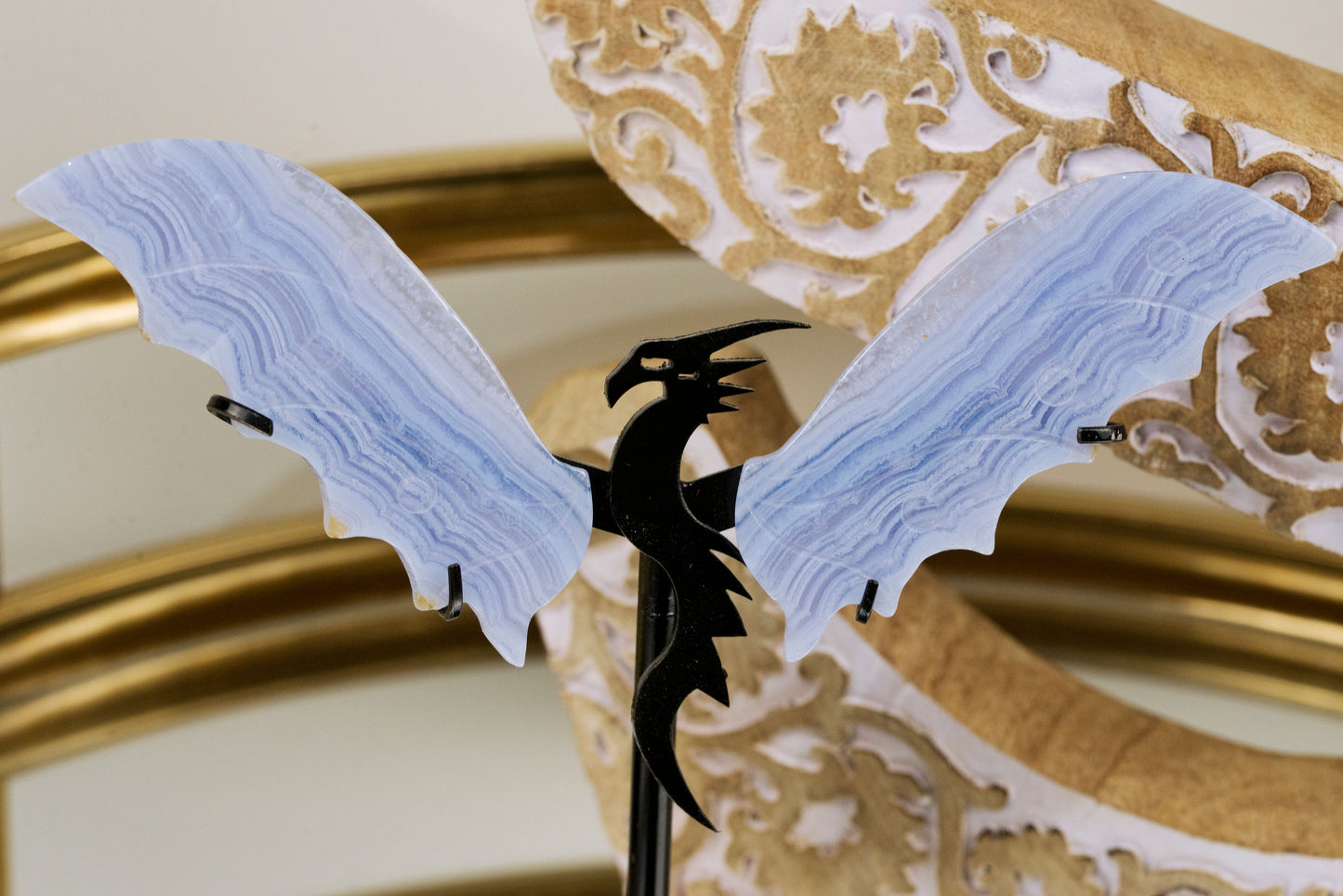 Blue Lace Agate | Dragon Wings