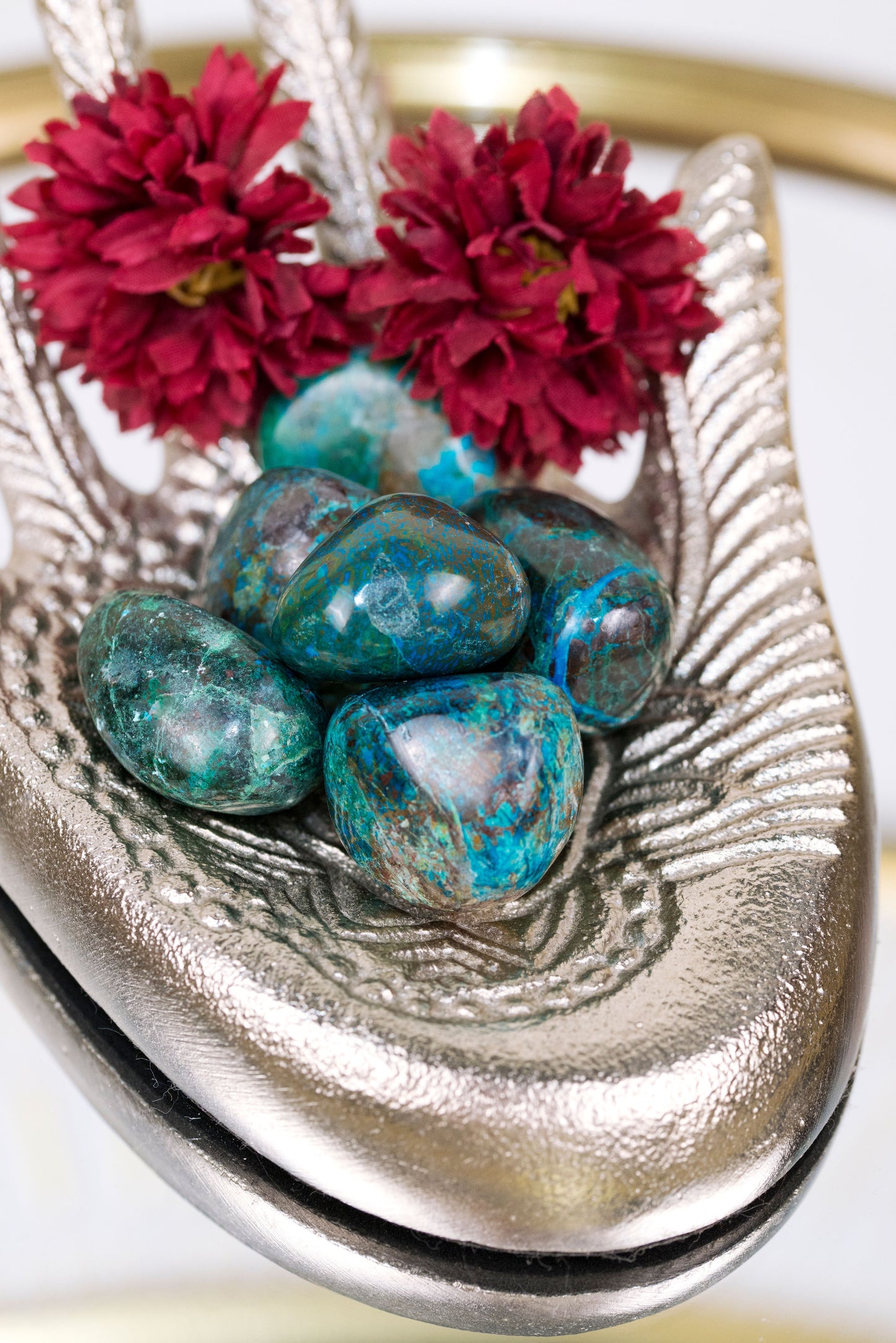 Chrysocolla X Malachite | Tumbles