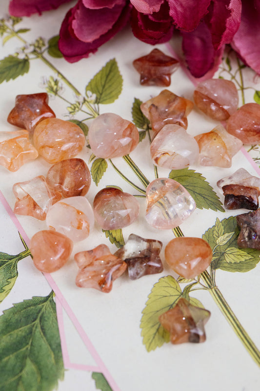 Fire Quartz | Puffy Hearts & Stars
