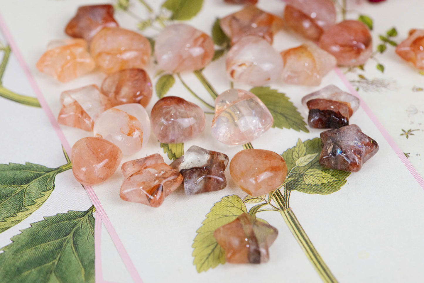 Fire Quartz | Puffy Hearts & Stars