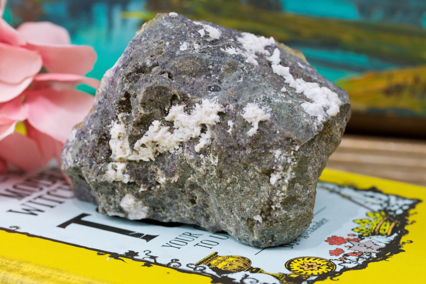 Yellow Fluorite x Dolomite | Raw