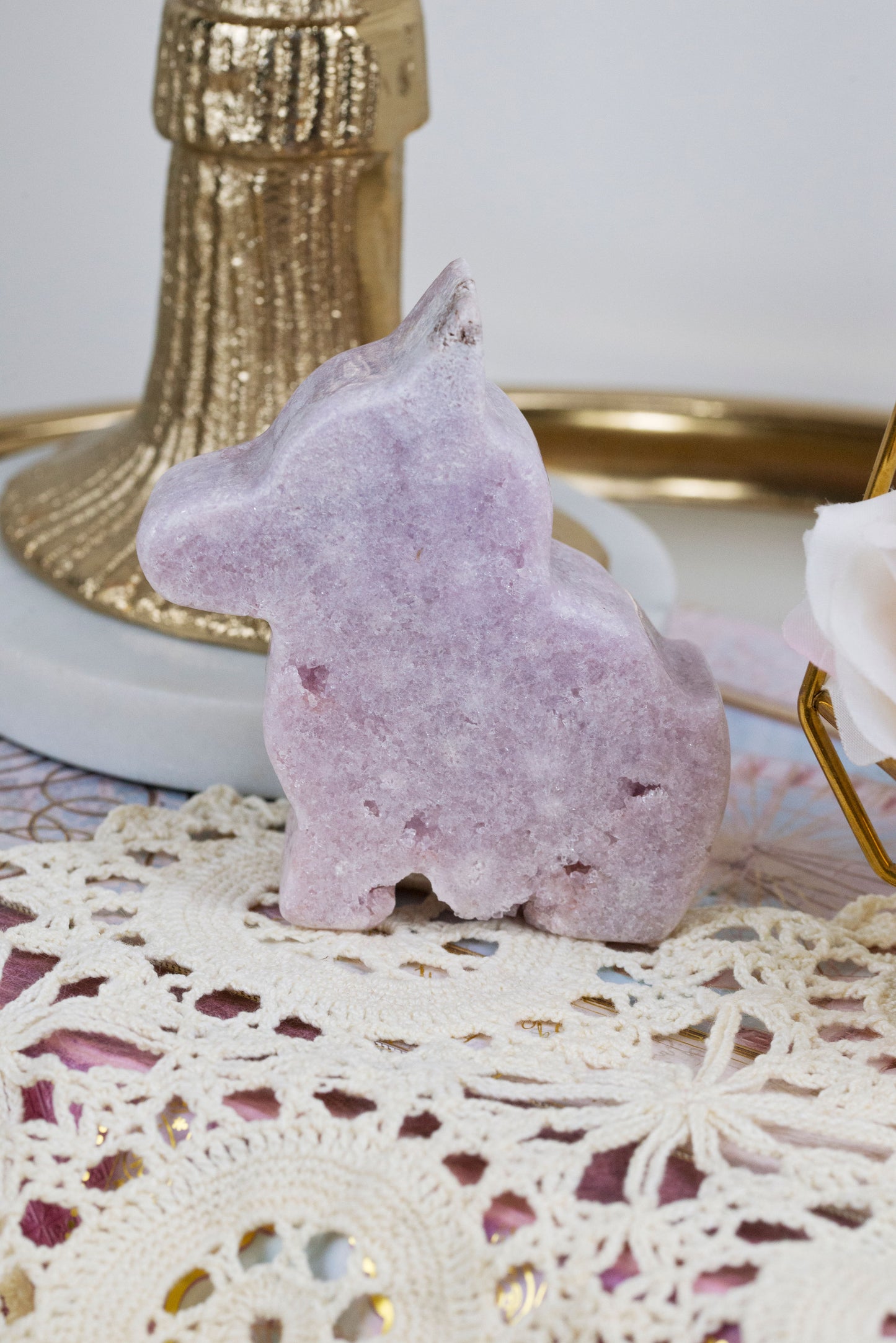 Pink Amethyst | Dog
