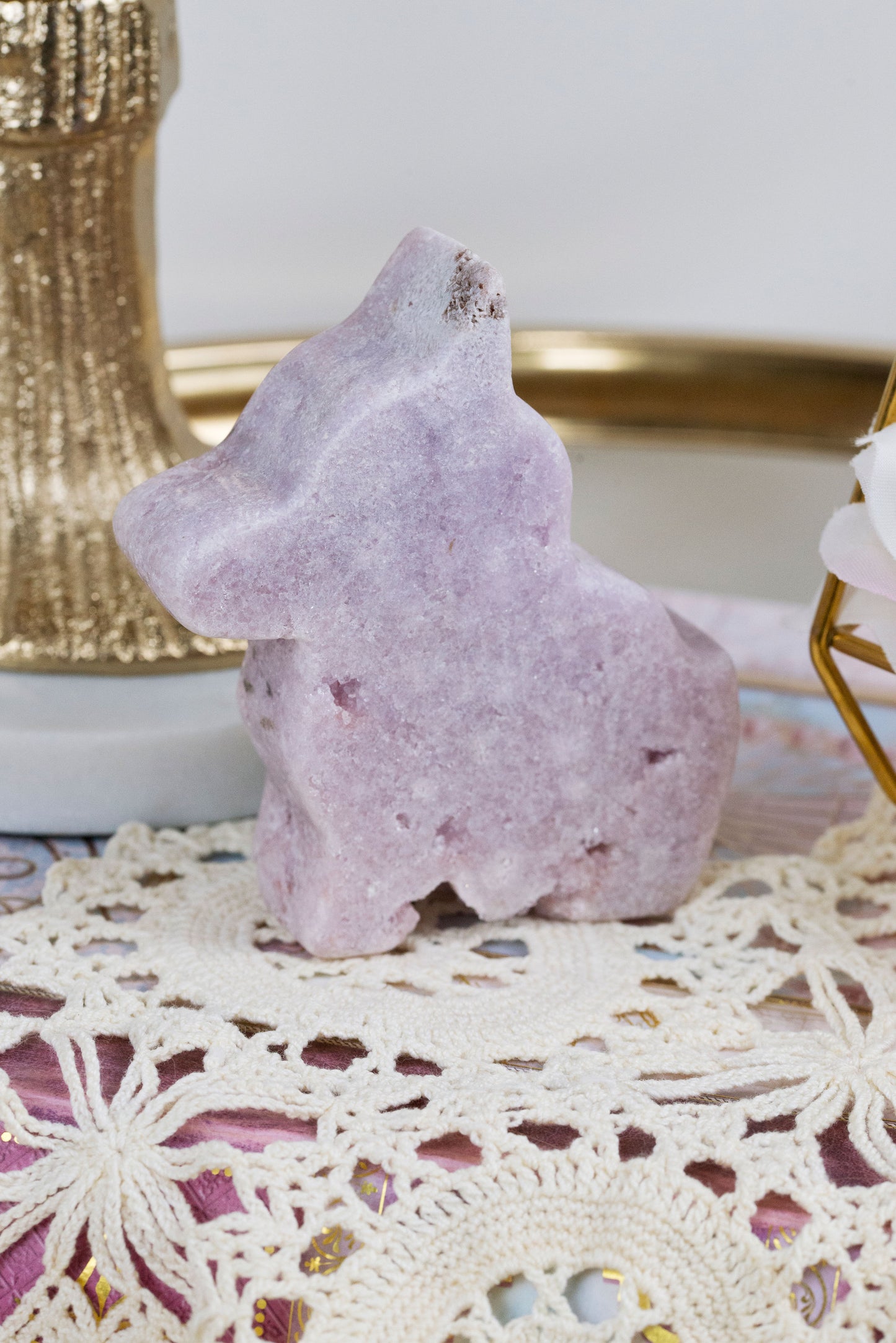 Pink Amethyst | Dog