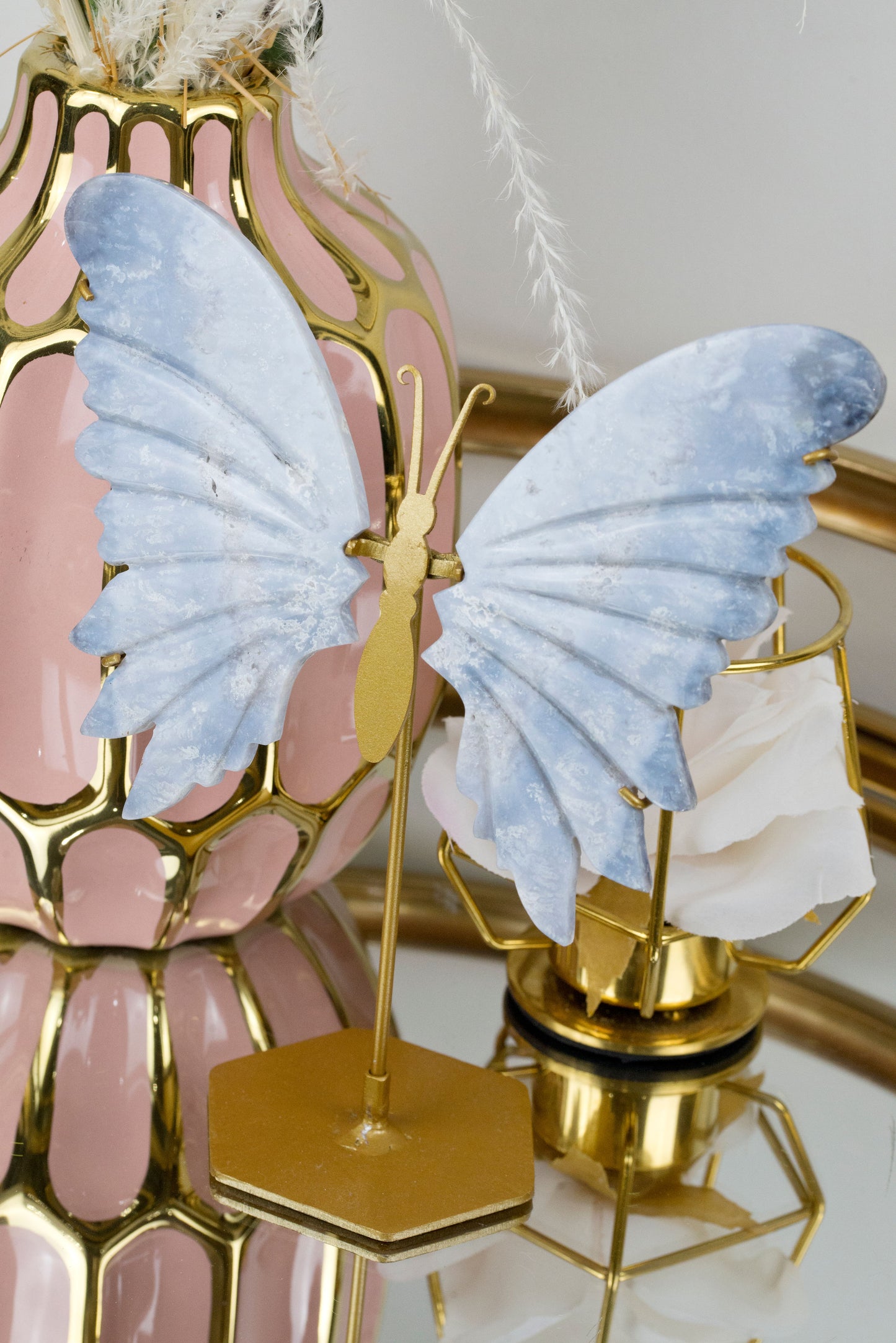 Blue Indigo Agate | Butterfly Wings