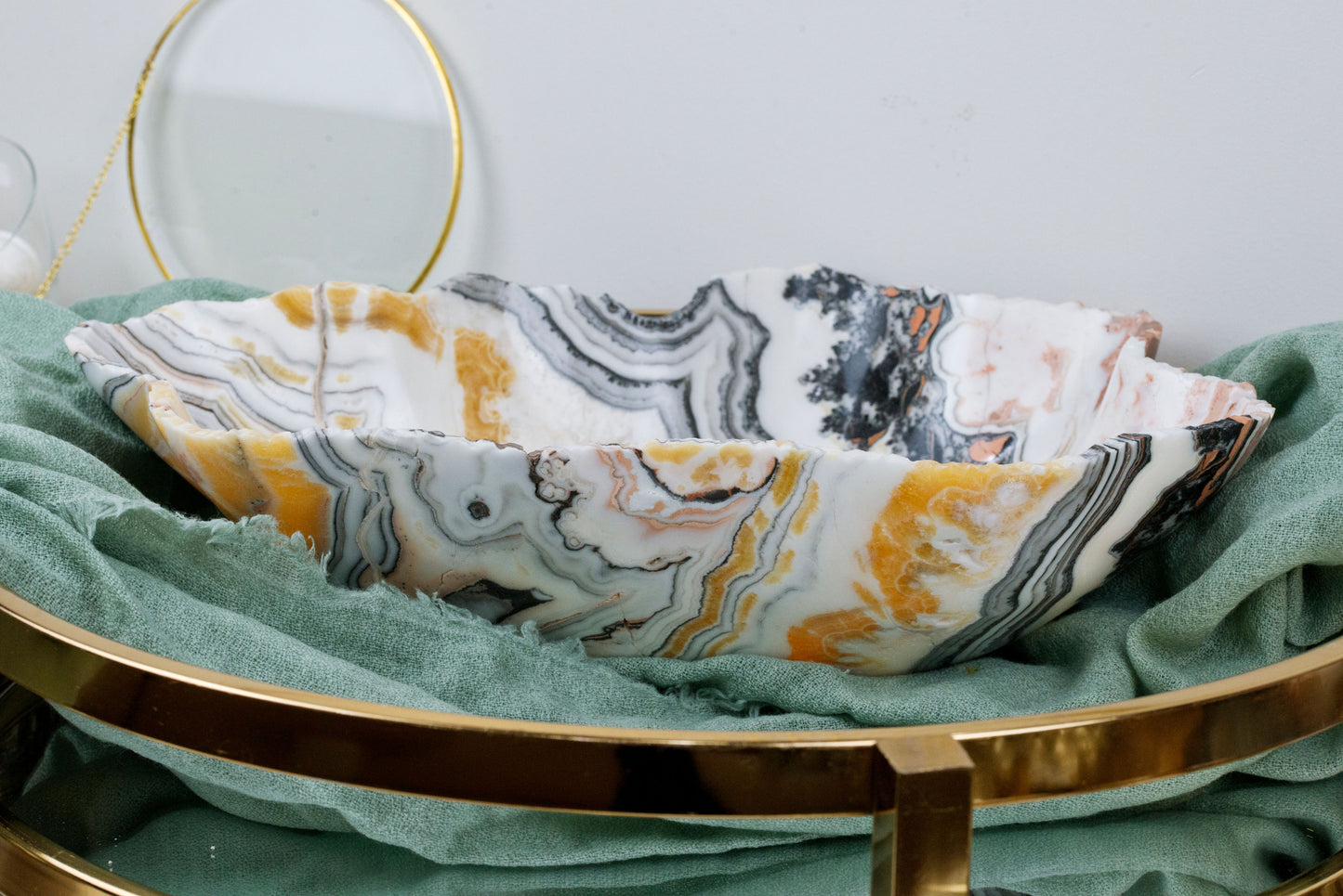 Orange Calcite X Onyx | Bowls