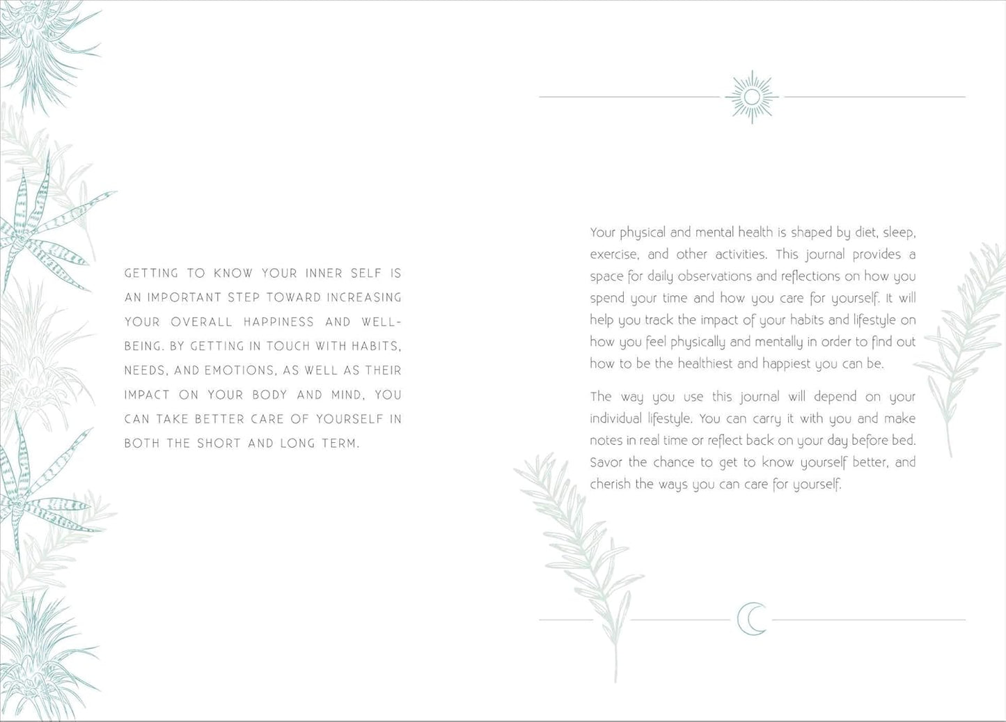 Self-Care | A Day & Night Reflection Journal