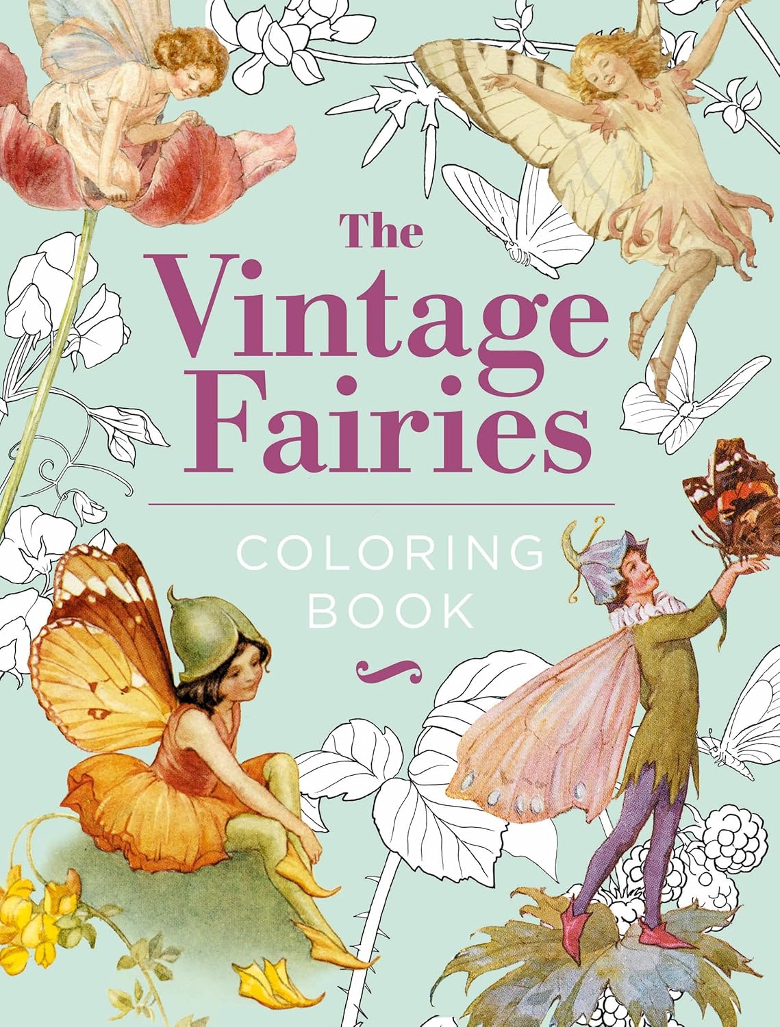The Vintage Fairies Colouring Book | Hardback Gift Edition