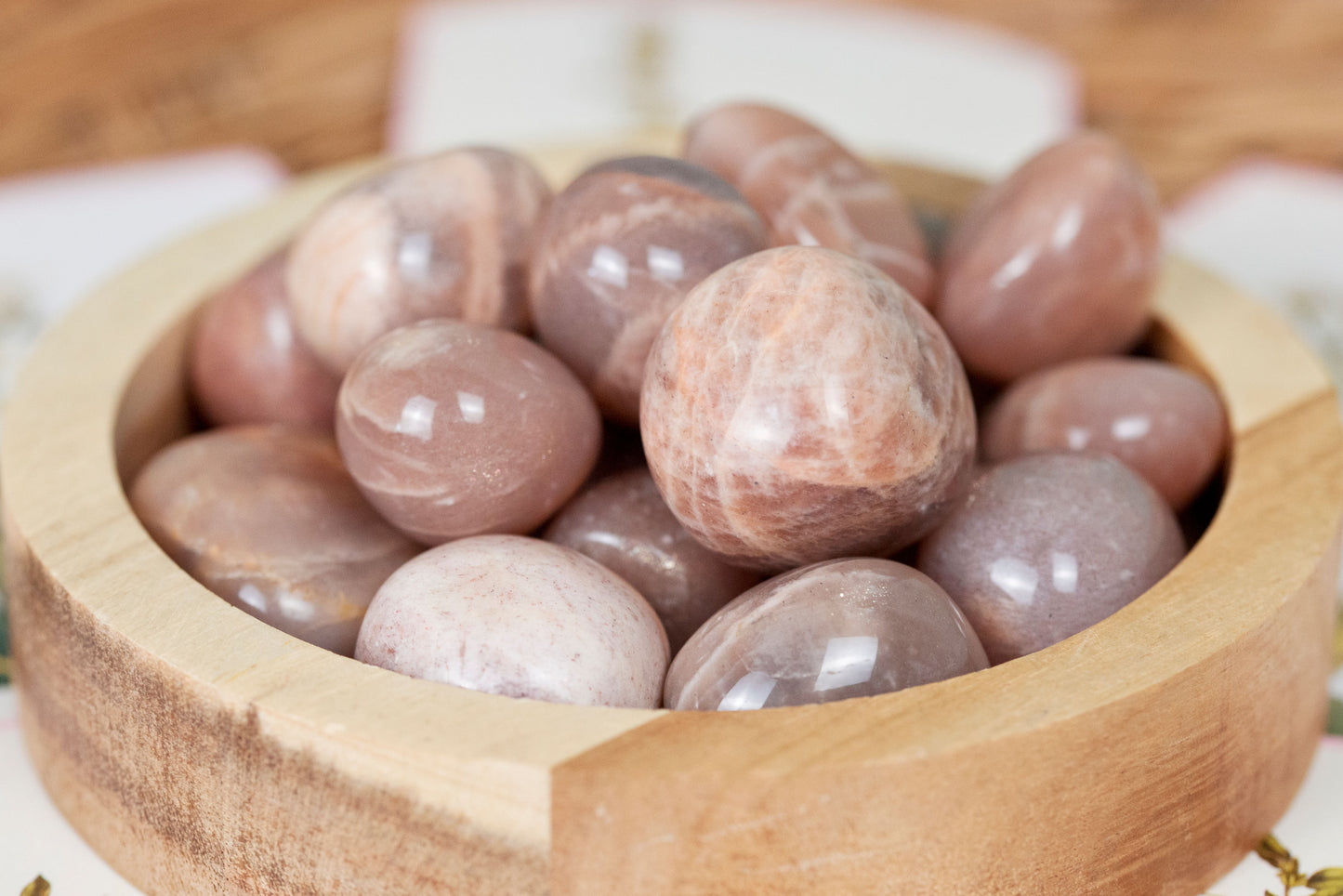 Peach Moonstone | Tumbles