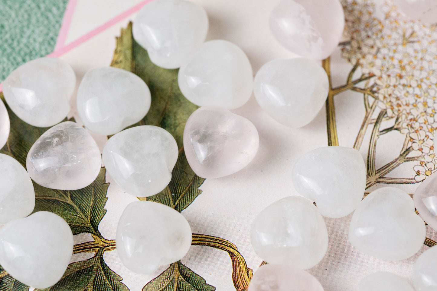 Clear Quartz | Mini Hearts
