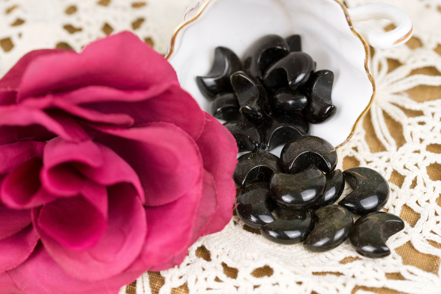 Gold-Sheen Obsidian | Mini Moons