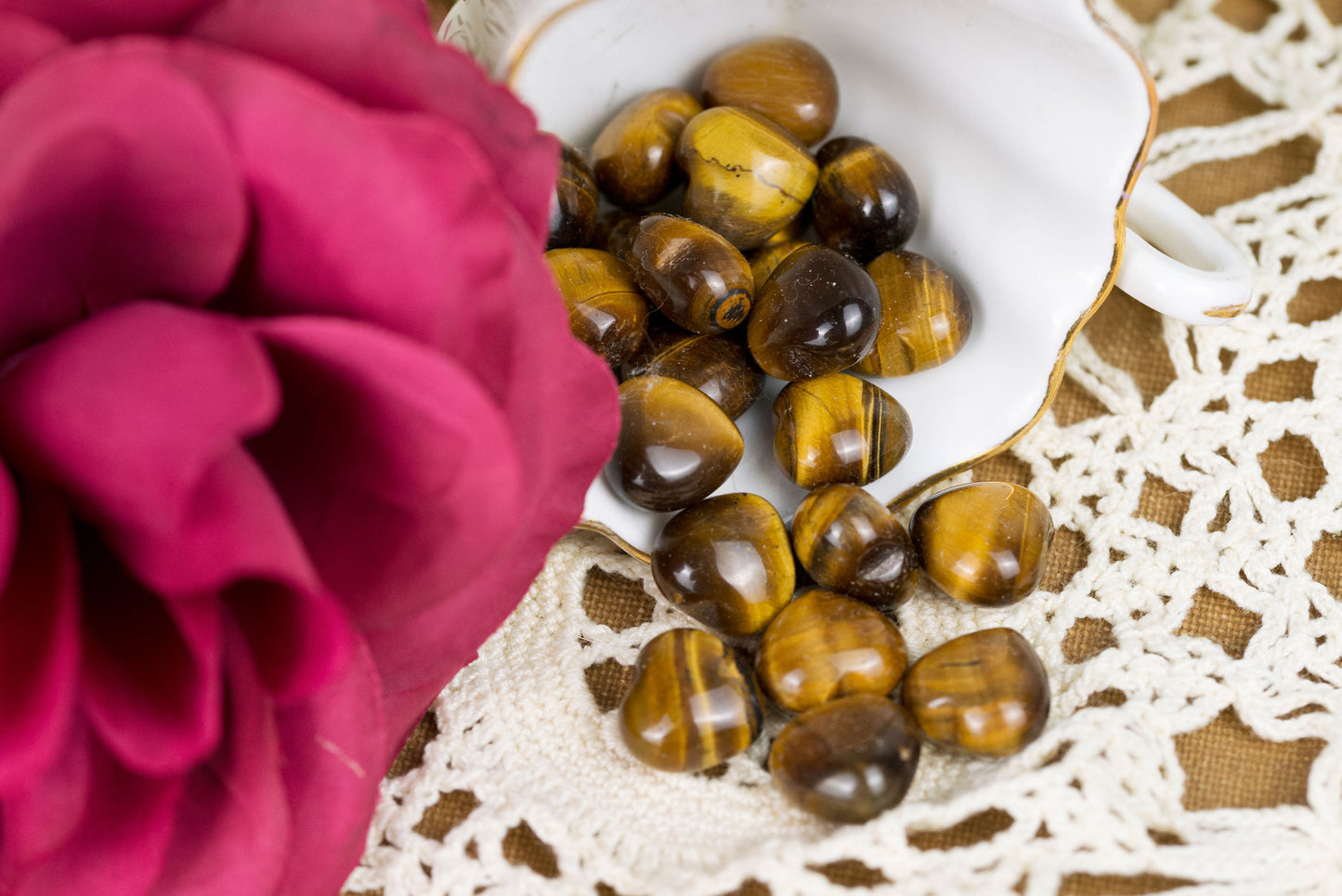 Tiger's Eye | Mini Hearts