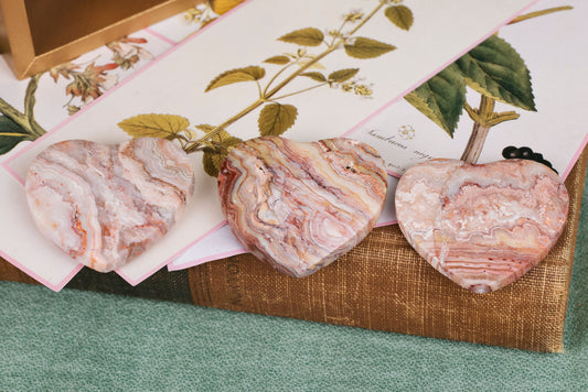 Crazy Lace Agate | Hearts