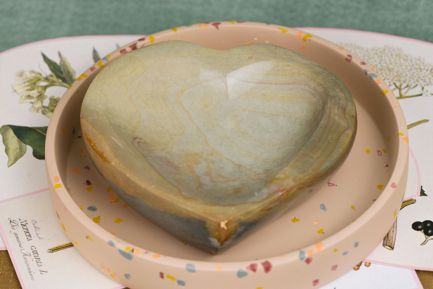 Polychrome Jasper | Heart Bowls