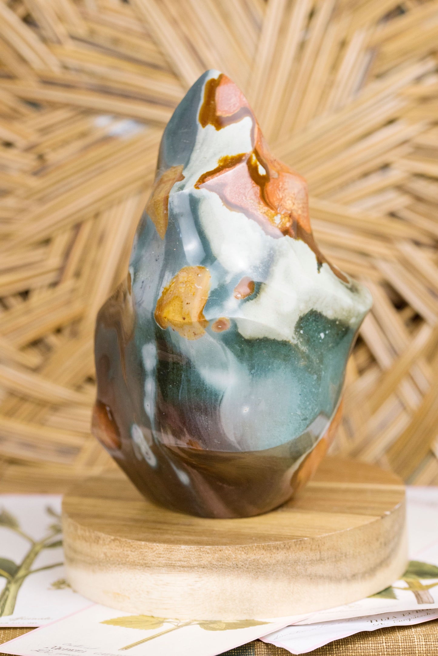 Polychrome Jasper | Flame