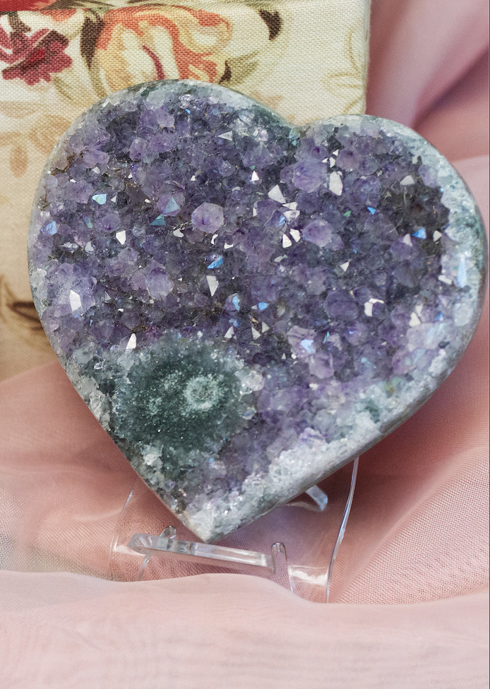 Druzy Amethyst | Hearts