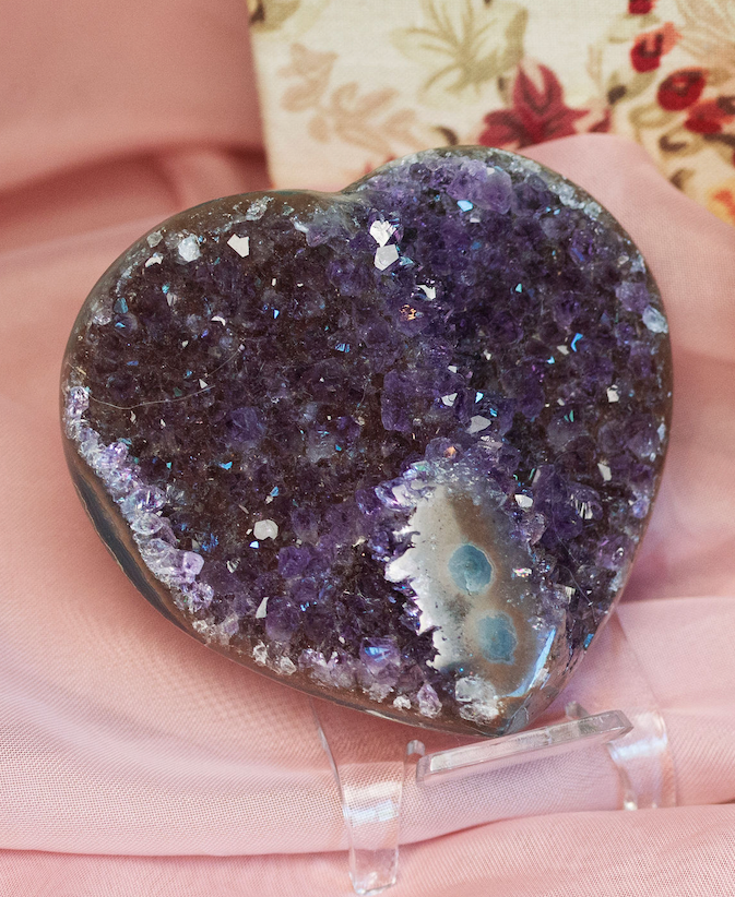 Druzy Amethyst | Hearts