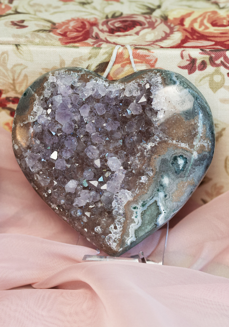 Druzy Amethyst | Hearts