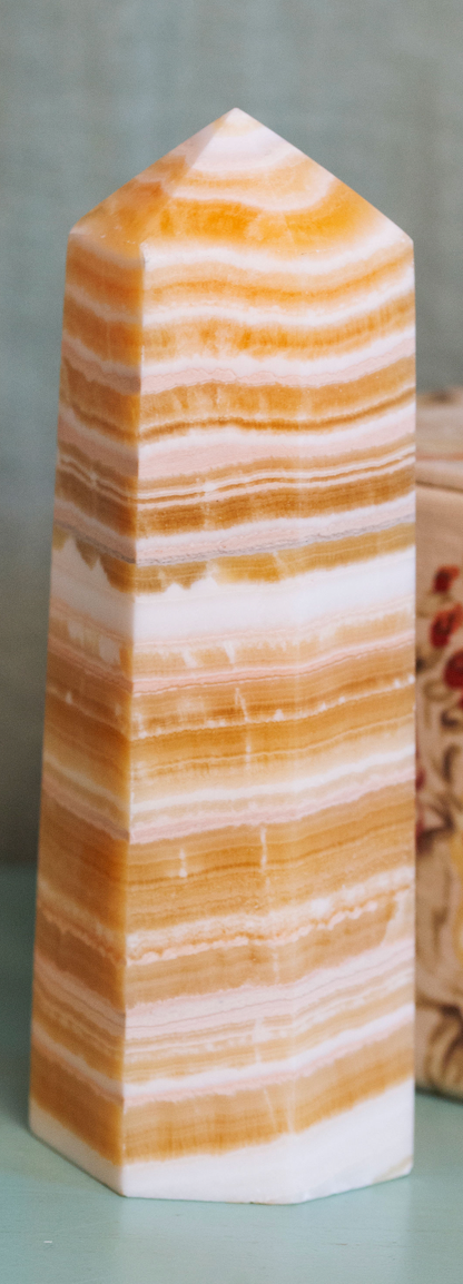 Orange Calcite | Towers