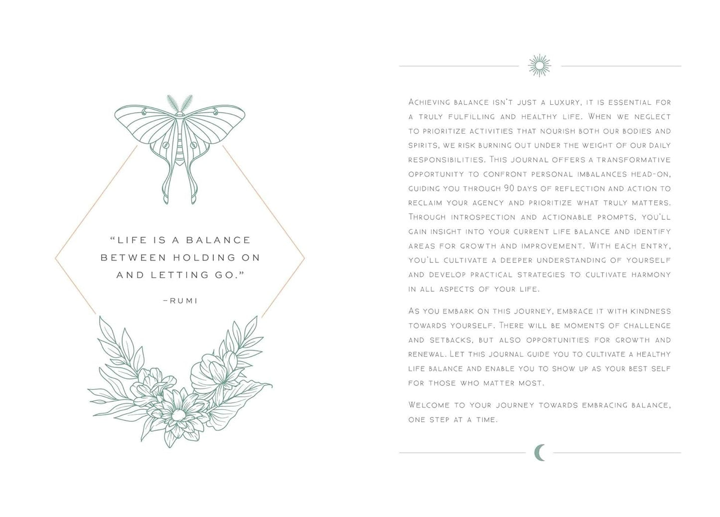 Balance | A Day & Night Reflection Journal
