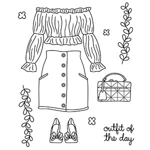 Emily in Paris Colouring Book